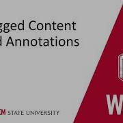 Tagged Content And Annotations