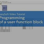 Programming Of A User Function Block UF Tutorial
