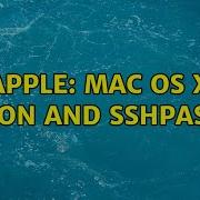 Apple Mac OS X Lion And Sshpass 4 Solutions