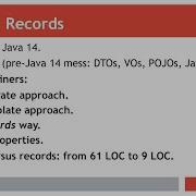 Java 14 Records