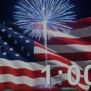 1 Minute American Flag Timer Star Spangled Banner Countdown Timer Patriotic 60 Second Timer