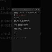 Python Quiz 46 Pythonoperators Learningpython