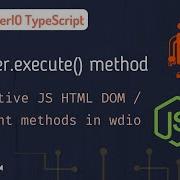 Browser Execute Method In WebdriverIO Run JavaScript Methods