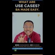 What Is A Use Case Business Analysis Made Easy In 1 Minute Usecase Businessanalysis Shorts