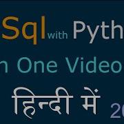MySql With Python In One Video