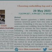 Critical Transitions In Complex Systems Talk By Dr Michael Small