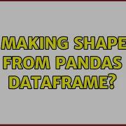 GIS Making Shapefile From Pandas Dataframe 3 Solutions
