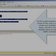 T SQL Tutorial Dynamic SQL Course Exec And Sp Executesql Lesson 1