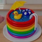 Satisfying Rainbow Jelly Cake Decorating For Summer Yummy Colorful Dessert Recipe