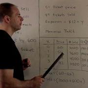 Optimization Maximizing Profit
