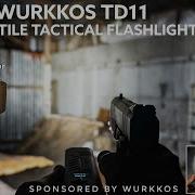 Wurkkos TD11 мощный универсальный тактический фонарь точечный свет 3000 лм рассеянный свет