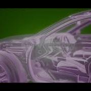Holographic Animation Of 3D Wireframe Car Model With Engine Pro Video