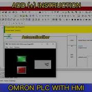 ADD Instruction Omron PLC CX Programmer With HMI Simulation Omron Shorts Hmi Shortvideo