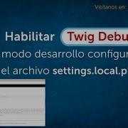 6 Theming Drupal 9 Activando TWIG DEBUG