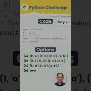 Python Itertools Product Function Python Challenge Day 26