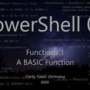 PowerShell 08 Functions 1 Basic Functions