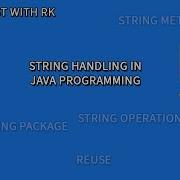 String Handling Bec Java Lab Experiment 7 String Operations