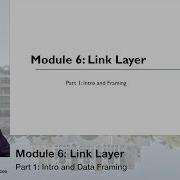CNT 4713 Module 6 Part 1 Intro And Data Framing
