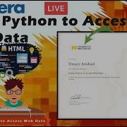 Coursera Using Python To Access Web Data All Assignments And Quizzes Solved Live