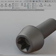 Torx Screw M6x16 SolidWorks Tutorial
