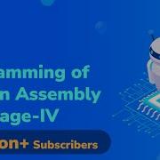 Programming Of 8086 In Assembly Language Part 4 Instruction Set And Programming Of 8089