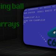 Implementing A Bouncing Ball For The Commodore 64 With Byte Arrays