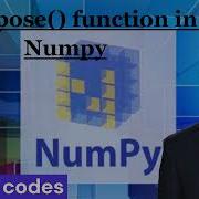 Transpose Function Of Numpy In Python