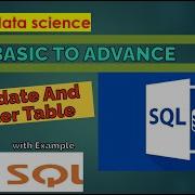 INSERT UPDATE DELETE ALTER Table In SQL With Example SQL Tutorial In Hindi