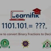 How To Convert Binary Fraction To Decimal