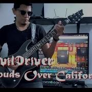 DevilDriver Clouds Over California Guitar Cover Lyrics Sub Esp