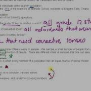 MDM4U 2 3 Sampling Techniques Video 1