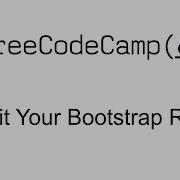 Split Your Bootstrap Row Bootstrap Free Code Camp