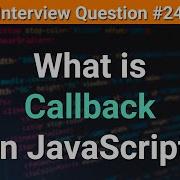 What Is Callback In JavaScript JavaScript Tutorials In Hindi Interview Question 24