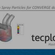 Отображение частиц распыления в Tecplot 360