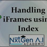 Selenium Tutorials For Beginners 24 How To Handle IFrames Using Index Number