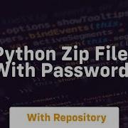 Python Zip File With Password