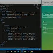 Slide In Navigation Menu HTML CSS JQuery