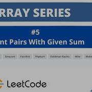 Arrays Series 5 Count Pairs With Given Sum Solution Explained In Java