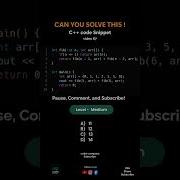 PROVE IT YOU THINK YOU KNOW C Video 87 Shorts