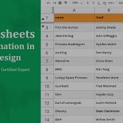 Spreadsheets For Automation In Motion Design