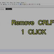 How To Remove CRLF In Notepad 2019