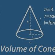 Volume Of Cone In Python