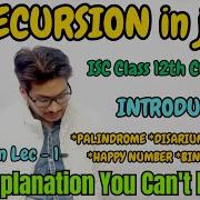 Recursion In Java Explanation ISC Class 12 Computer Introduction ISC Boards Question Solution