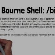 Bourne Shell Bin Bash Introduction Linux Command Line Linux Bouren
