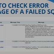 140 How To Check Error Message Of A Failed Sql Job