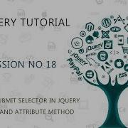 JQUERY TUTORIAL FOR BEGINNERS 18 SUBMIT SELECTOR IN JQUERY AND ATTRIBUTE METHOD