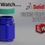 Solidworks Basic Tutorial 43 Vicks Vapor Rub Bottle Solidworks 3D In 14 Minute
