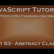 Abstract Classes In JavaScript