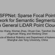 ECCV 2024 Sparse Focal Point Network For Semantic Segmentation On General LiDAR Point Clouds