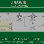 SQL Server Query Tuning Series Enhancing Performance With Memory Grant Improvements